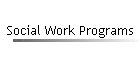 Social Work Programs