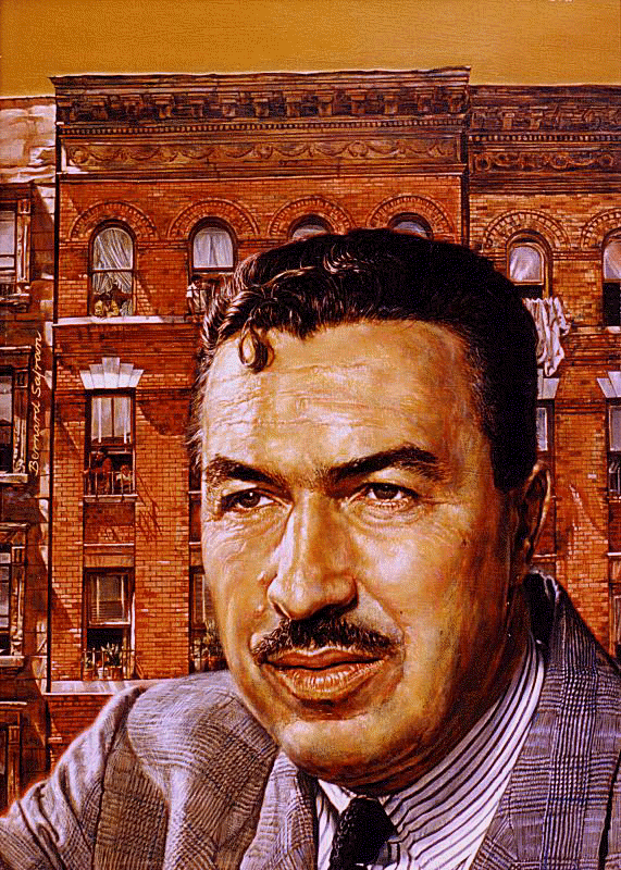 Adam Clayton Powell, painted by Bernard Safran